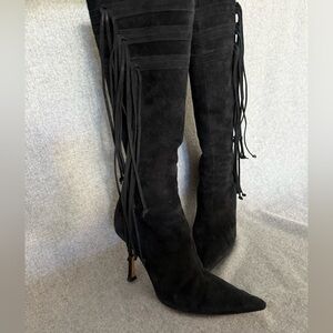 Jimmy Choo Suede Boots, Black